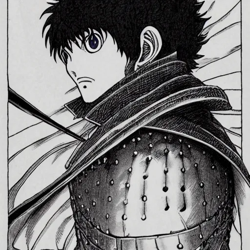 Prompt: kentaro miura, berserk