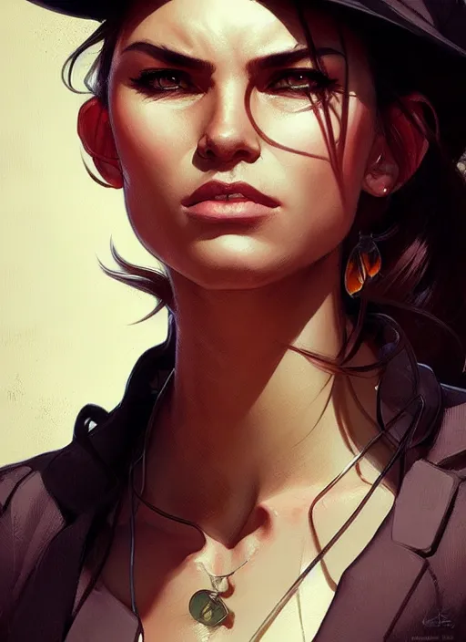 Image similar to criminal mugshot!!!, gangster, highly detailed, digital painting, artstation, concept art, wallpaper, smooth, sharp focus, illustration, art by artgerm and greg rutkowski and alphonse mucha