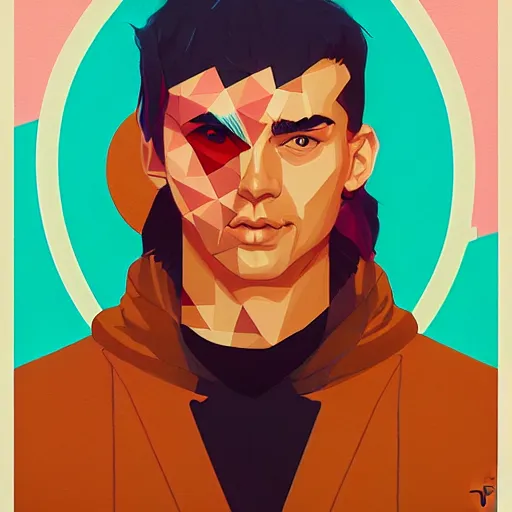 Image similar to young Guy Lafleur, demon blond, profile picture by Sachin Teng, asymmetrical, Organic Painting , Matte Painting, geometric shapes, hard edges, graffiti, street art:2 by Sachin Teng:4