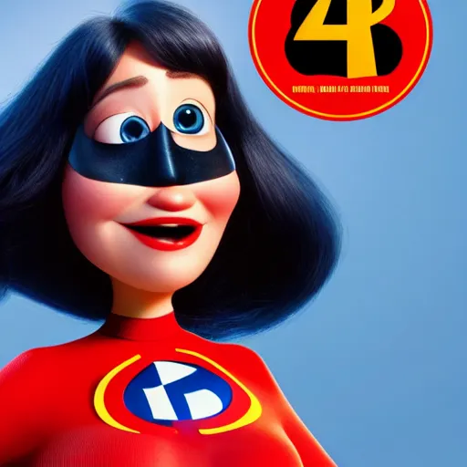 Image similar to live action pixar incredibles mommy milf, 8k resolution, full HD, cinematic lighting, award winning, anatomically correct