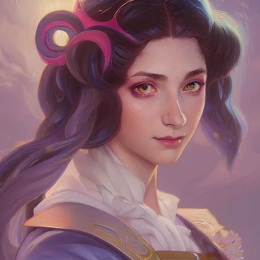 Image similar to Emily Rudd as Sailor Moon, western, D&D, fantasy, intricate, elegant, highly detailed, digital painting, artstation, concept art, matte, sharp focus, illustration, art by Artgerm and Greg Rutkowski and Alphonse Mucha