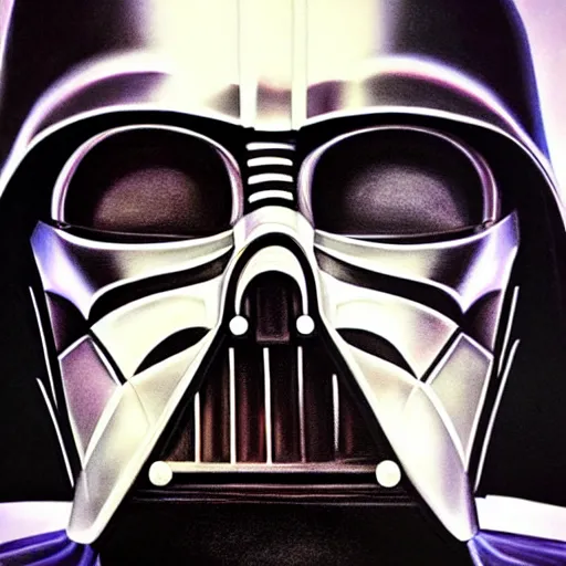 Image similar to darth vader, portrait, realistic painting, high definition, very detailed, extremely high detail, photo realistic, symmetrical