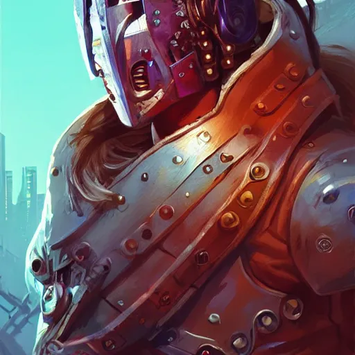 Image similar to cyberpunk viking helmet mask warrior goddess robot ninja fantasy, art gta 5 cover, official fanart behance hd artstation by jesper ejsing, by rhads, makoto shinkai and lois van baarle, ilya kuvshinov, ossdraws