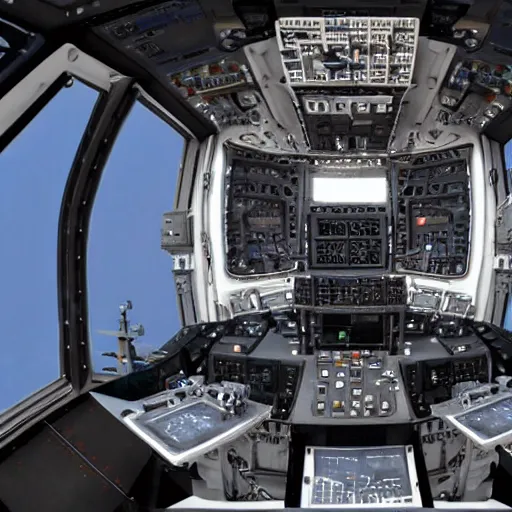 Prompt: a cockpit of an advanced alien spacecraft, 8 k, high definition, extremely detailed, photo realistic