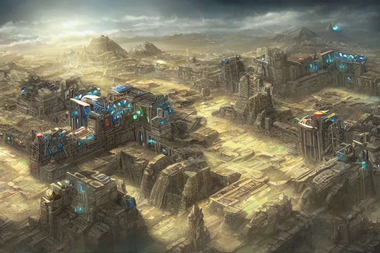 Prompt: A futuristic Inca city, ancient technology, very detailed, concept art, trending on art station