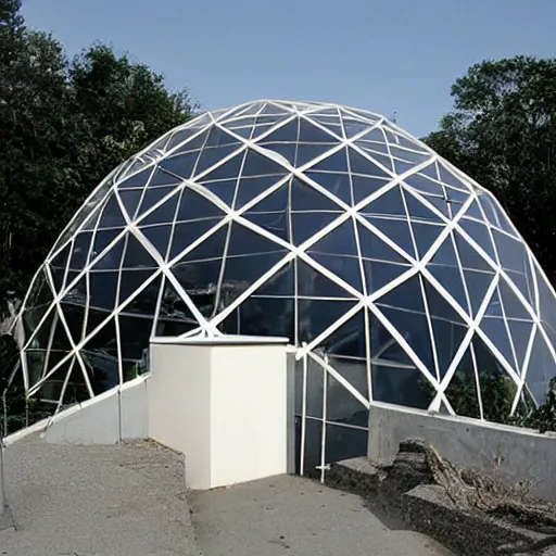 Prompt: geodesic dome by buckminster fuller