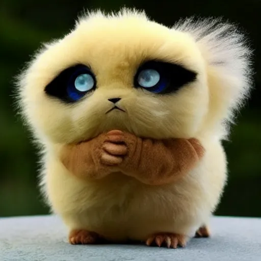 Image similar to real life Pokemon, fluffy, realistic