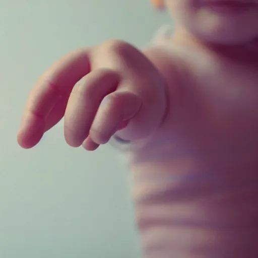 Image similar to key on a hand, white background, drawing by a child