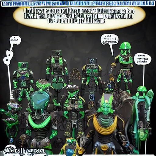 Image similar to necron doing as others look on in awe