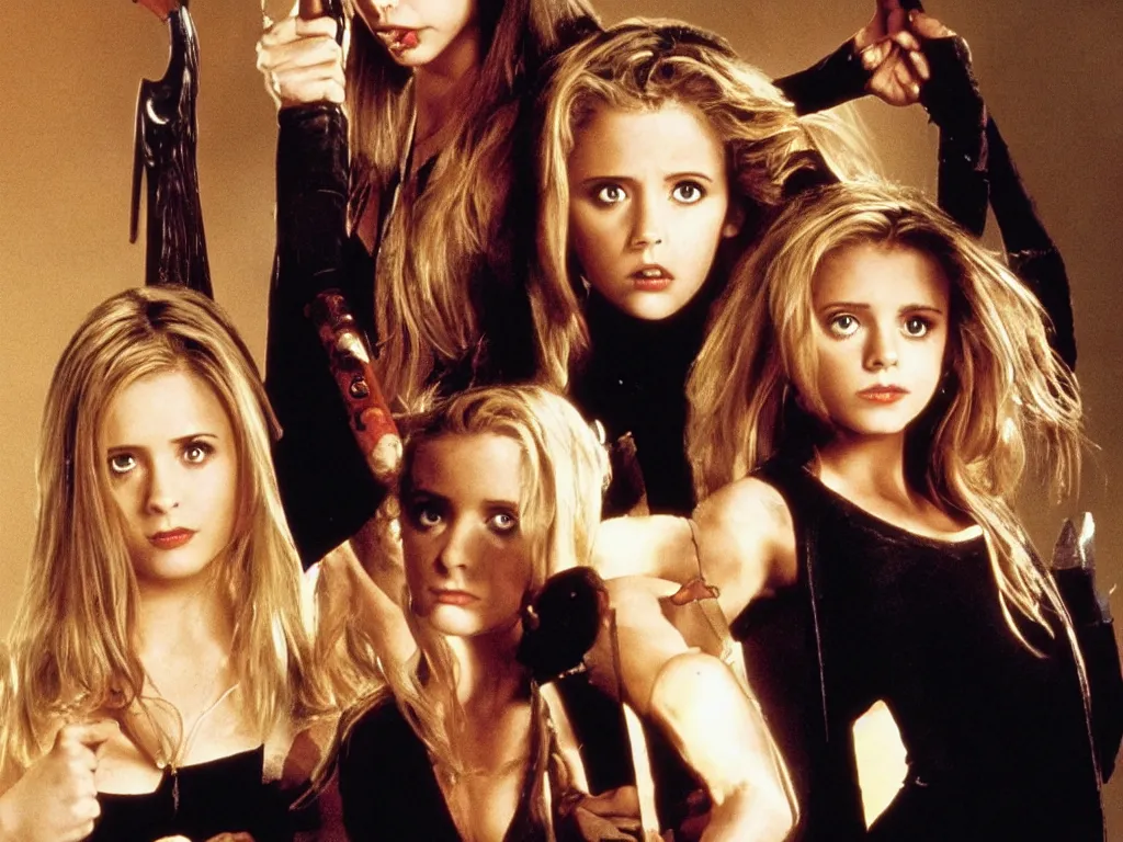 Prompt: Faith and Buffy the Vampire Slayer