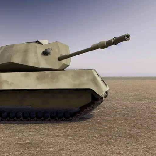 Image similar to concept of walking tanks with the end of the barrel resembling a claw, high resolution