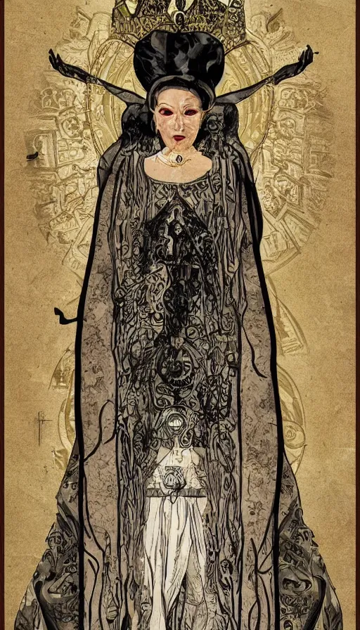 Image similar to the high priestess