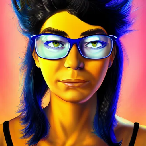 Image similar to vriska serket, 4k, detailed portrait,