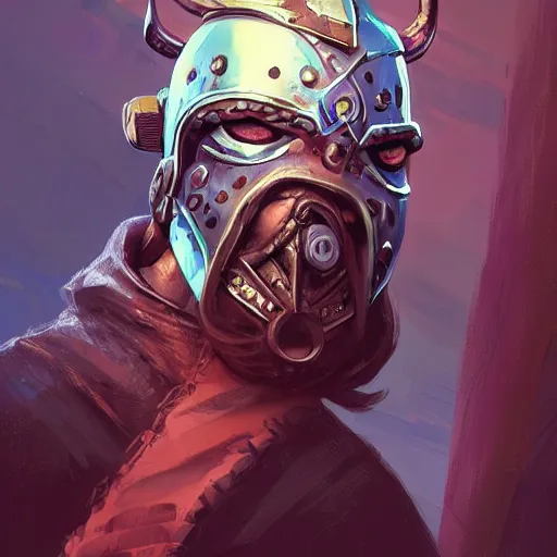 Image similar to cyberpunk viking helmet mask warrior goddess robot ninja fantasy, art gta 5 cover, official fanart behance hd artstation by jesper ejsing, by rhads, makoto shinkai and lois van baarle, ilya kuvshinov, ossdraws