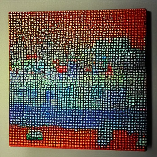 Prompt: random pixels on a canvas