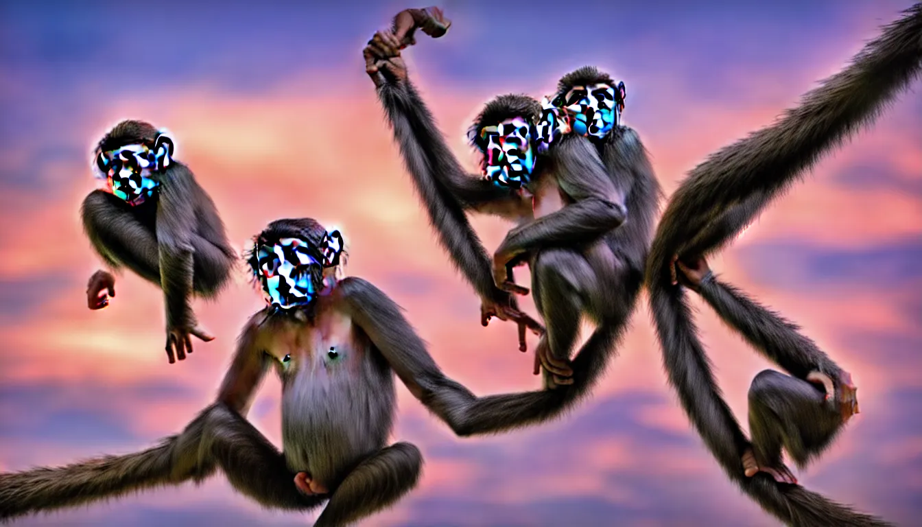 Image similar to 🥵🐒 🥵, hyper realistic photo, dusk, full colour, upscale, 8 k, masterpiece,