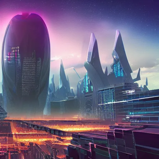 Prompt: Beautiful 3d render of the futuristic city background, in the style of Dan Mumford astrophotgraphy