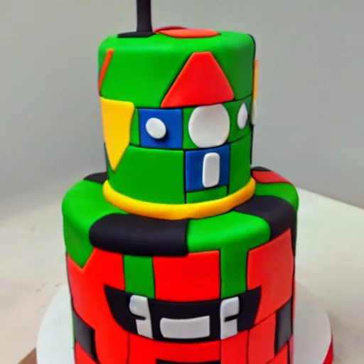 Image similar to a mario brothers cake