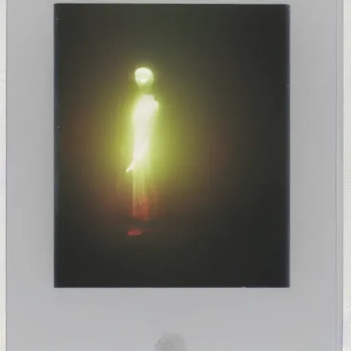 Prompt: strange otherworldly glowing new form of complex matter polaroid by andrei tarkovsky and stephen gammell, surreal fever ray video of strange apparatus, rim light, shot at night with studio lights, liminal space, photorealistic, high definition, technicolor, award - winning photography, masterpiece, amazing colors,