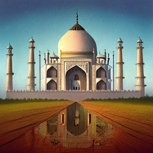 Image similar to taj mahal by gediminas pranckevicius