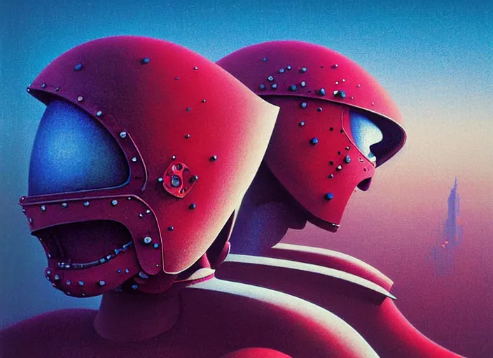 Image similar to beautiful extreme closeup photo in style of frontiers rendered in octane 3d of medieval knights in motorcycle helmets play soccer in amphitheater , fashion magazine September retrofuturism edition, , Edward Hopper and James Gilleard, Zdzislaw Beksinski, Steven Outram, highly detailedrich deep colors. rich deep colors. Beksinski painting, art by Takato Yamamoto. masterpiece. rendered in blender, ultra realistic, smooth shading, ultra detailed, high resolution, cinematic, unreal 6