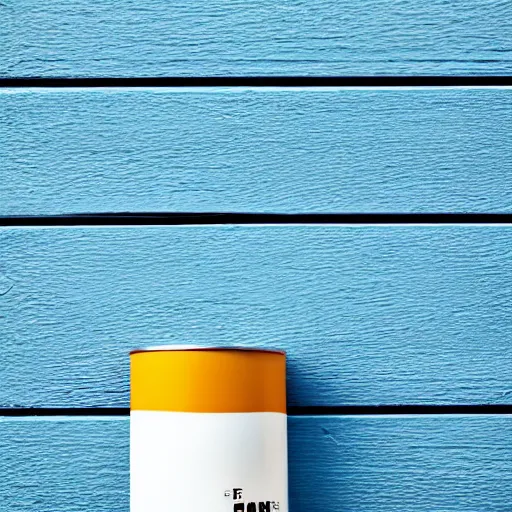 Prompt: can of paint, minimal, modern, color