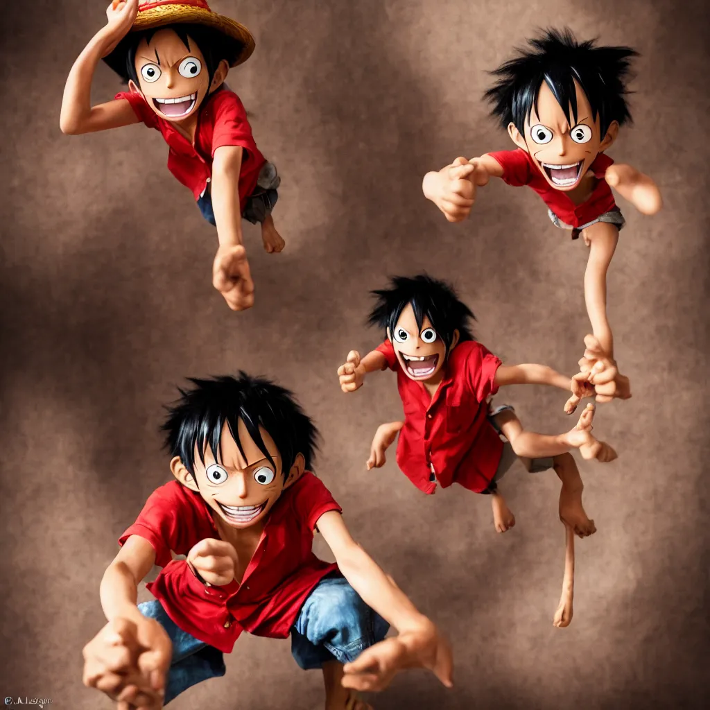 Image similar to photo of monkey d. luffy in real life, portrait photography by annie leibovitz, stanley kubrick, volumetric lighting, mid shot, rule of thirds, highly detailed, 4 k, hdr, smooth, sharp focus, hig