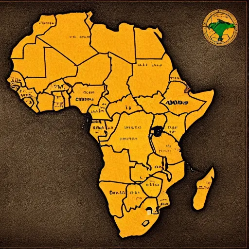 Prompt: map of Africa