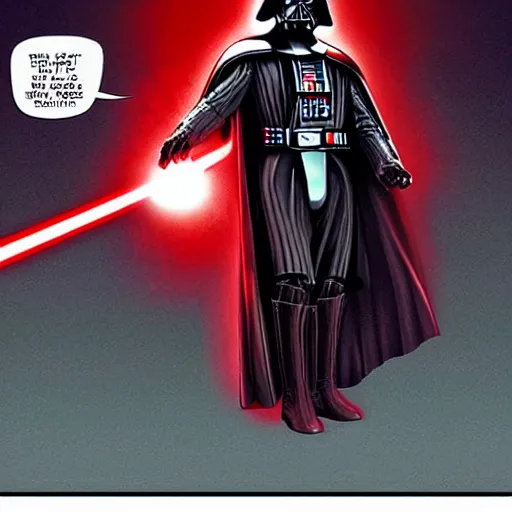 Prompt: darth vader as a god