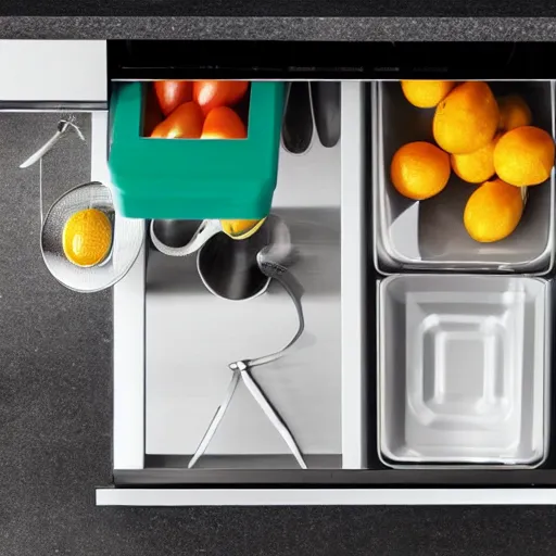 Prompt: These overdesigned kitchen gadgets are doomed to collect dust in your drawers