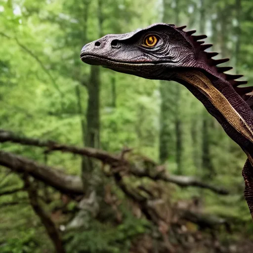 Image similar to velociraptor in forest, XF IQ4, f/1.4, ISO 200, 1/160s, 8K, RAW, unedited, symmetrical balance, in-frame