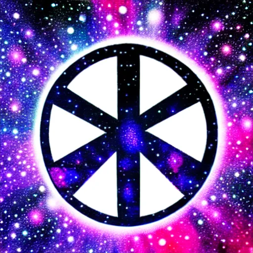 Image similar to cosmic peace symbol