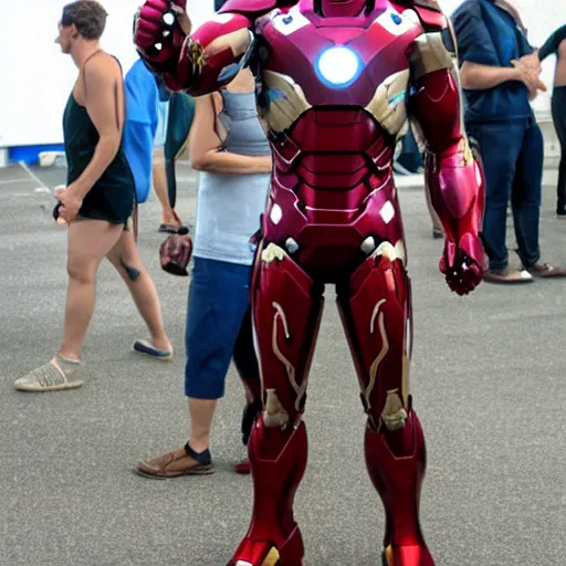 Image similar to ironman thumbs up