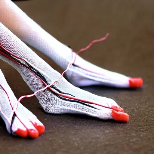 Image similar to wire socks made of wires