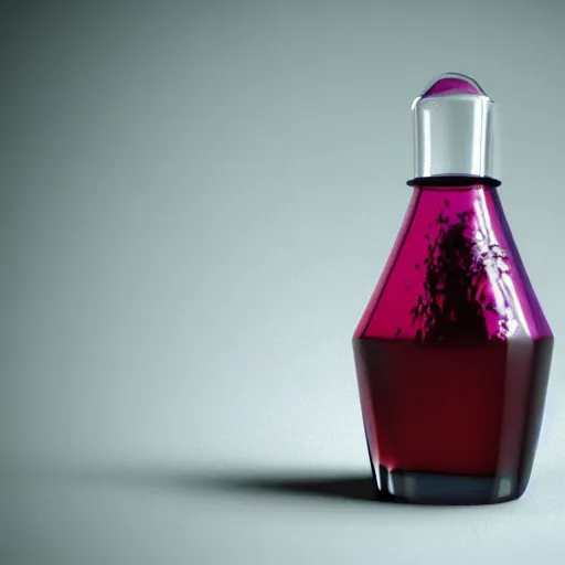 Image similar to A fantasy potion bottle, octane render, trending on artstation