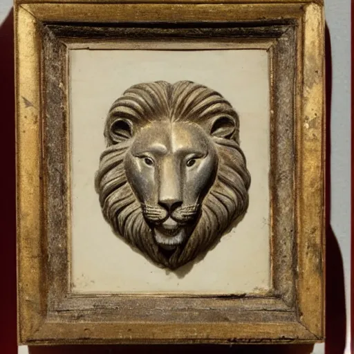 Prompt: lion, 1 9 th century