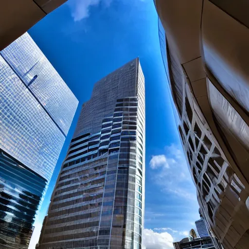 Prompt: Photo of Rubics Cube Skyscraper