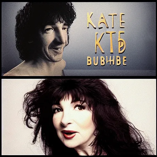 Image similar to kate bush featuring aphex twin, hitsingle