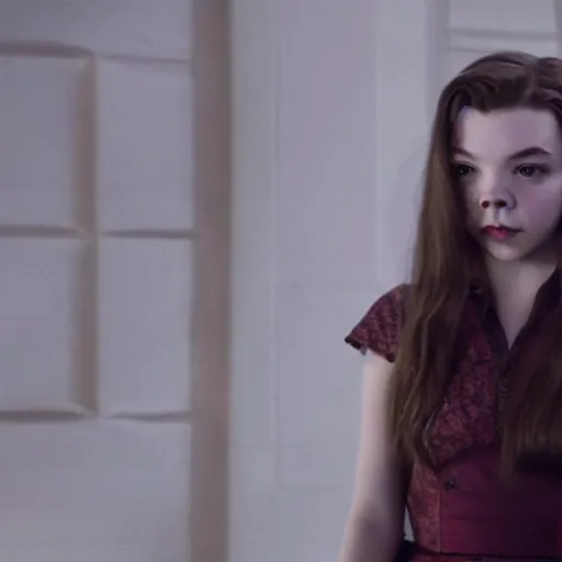 Image similar to chess piece of anya taylor - joy