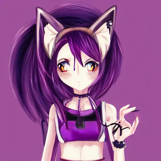 AI Art: catgirl by @Autumn Cloud