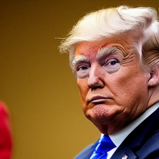 Image similar to donald trump in prison,