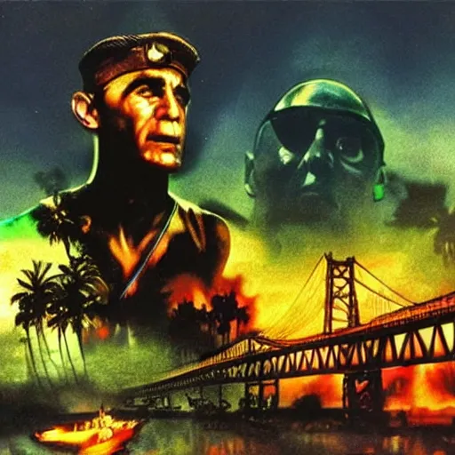 Prompt: apocalypse now for the nintendo 6 4