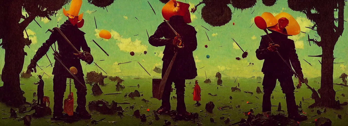 Image similar to full - body portrait surreal colorful clay fighting artstation rpg gentleman character concept art anatomy, action pose, very coherent and colorful high contrast masterpiece by norman rockwell franz sedlacek hieronymus bosch dean ellis simon stalenhag rene magritte gediminas pranckevicius, dark shadows, sunny day, hard lighting, reference sheet white! background