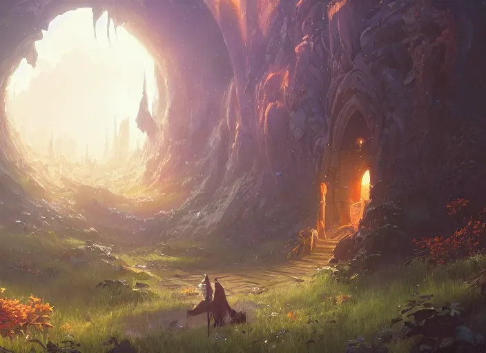 Prompt: a portal from the good world to the dark world, fantasy art by greg rutkowski, loish, rhads, ferdinand knab, makoto shinkai and lois van baarle, ilya kuvshinov, rossdraws, tom bagshaw, global illumination, radiant light, detailed and intricate environment, vibrant, magical