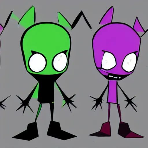 Image similar to invader zim toy design