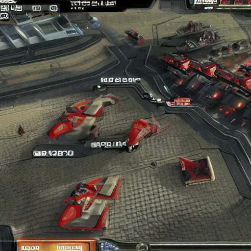 Image similar to viewed from a Tesla tank in Command and Conquer Red Alert 3