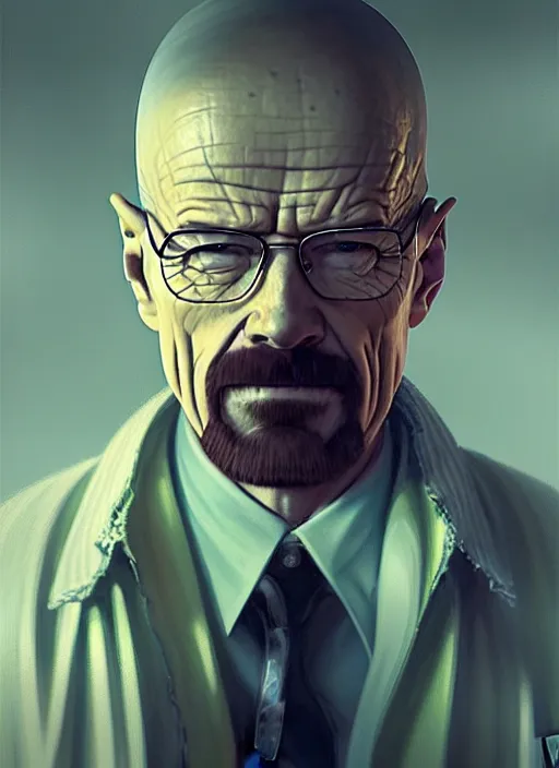 Image similar to epic portrait cinematic shot professional walter white as a lego figure, fine details. night setting. realistic shaded lighting poster by craig mullism, artgerm, jeremy lipkin and michael garmash, unreal engine, radiant light, detailed and intricate environment, digital art, trending on art station,