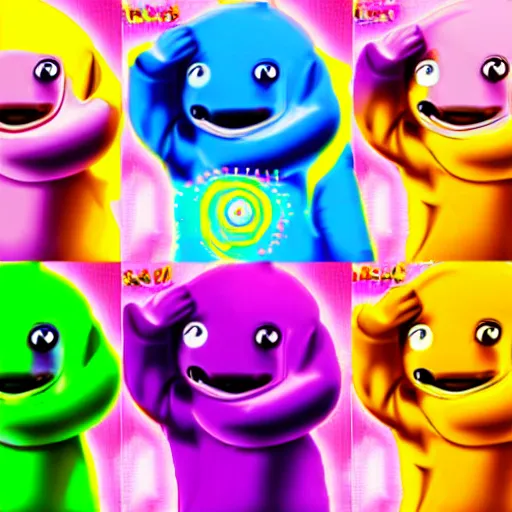 Image similar to teletubbie acidwave