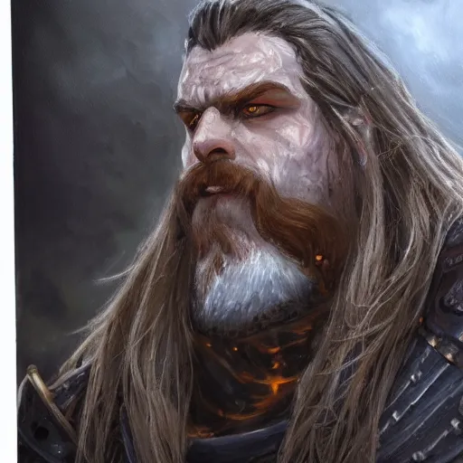 Image similar to reinhardt in the style of elden ring, highly detailed, oil on canvas