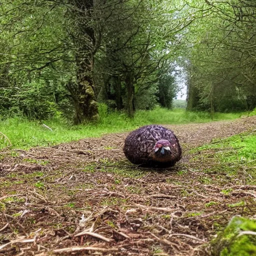 Prompt: Wild haggis running around the Caldonian forest